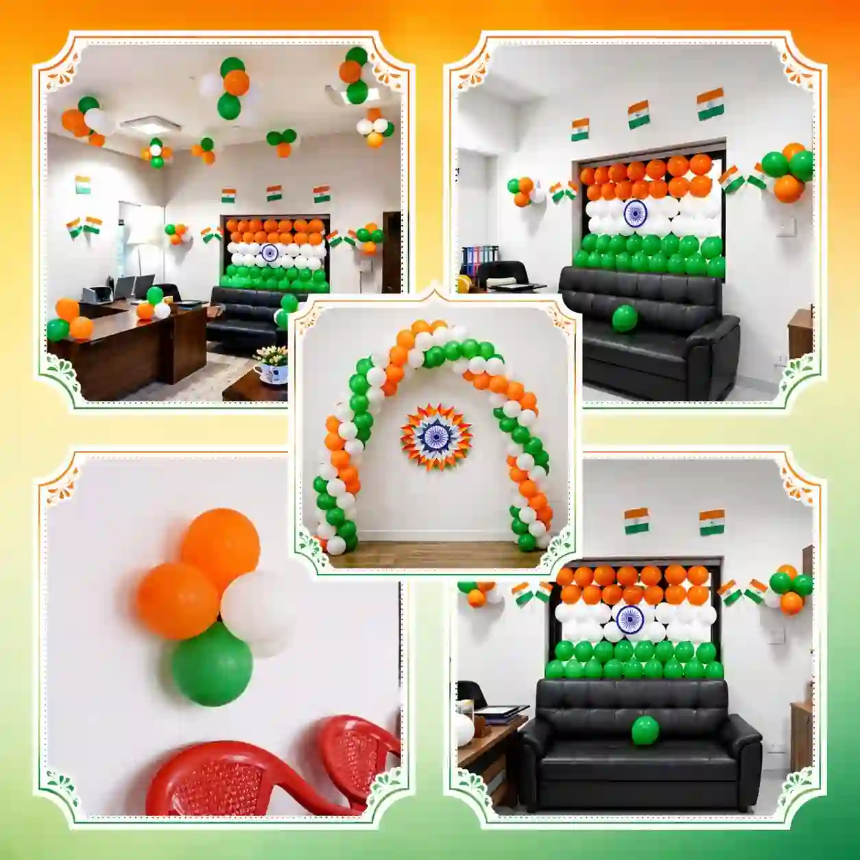 Housing Society Independence Day Decoration
